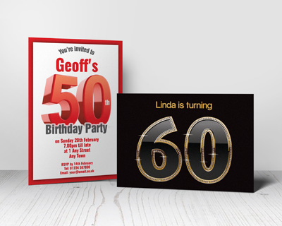 adult milestone invitations