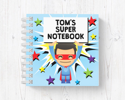 boys mini notebooks