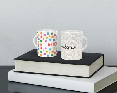personalised espresso cups