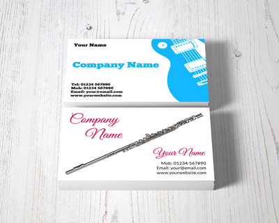 music business cards