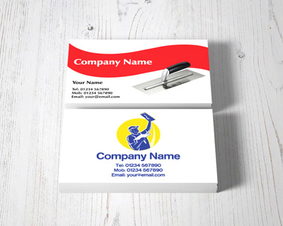 plasterer business cards