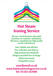 clothes hangers leaflets