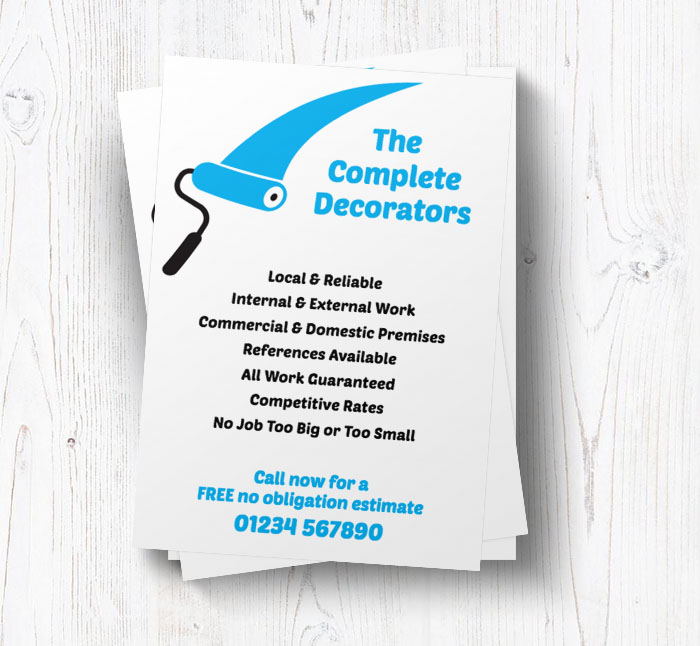 paint roller leaflets