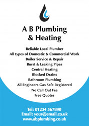 plumbing logo leaflets