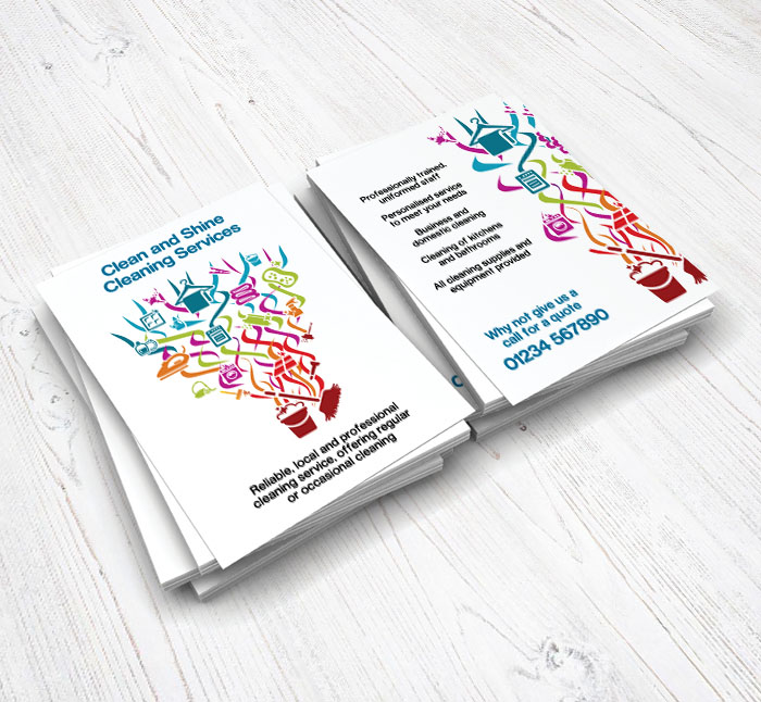 clean and shine flyers