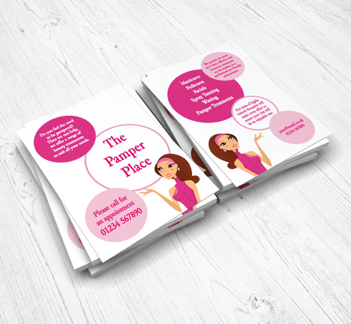 beauty salon flyers