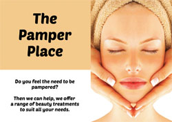 face massage flyers
