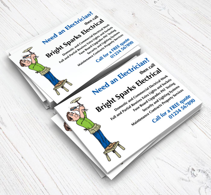 electrician light pendant flyers