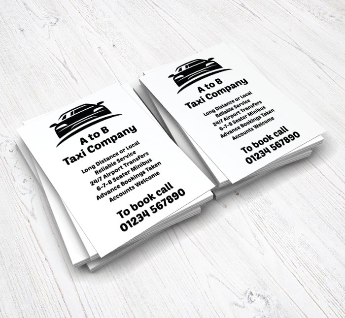 executive taxi flyers