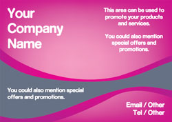 pink and grey flyers