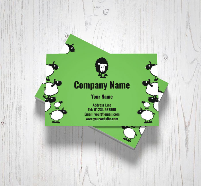 black sheep business cards