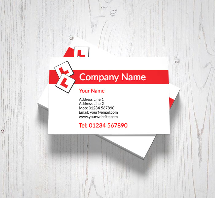 driving lesson business cards