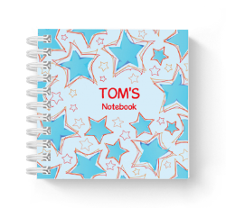 sketch stars mini notebook