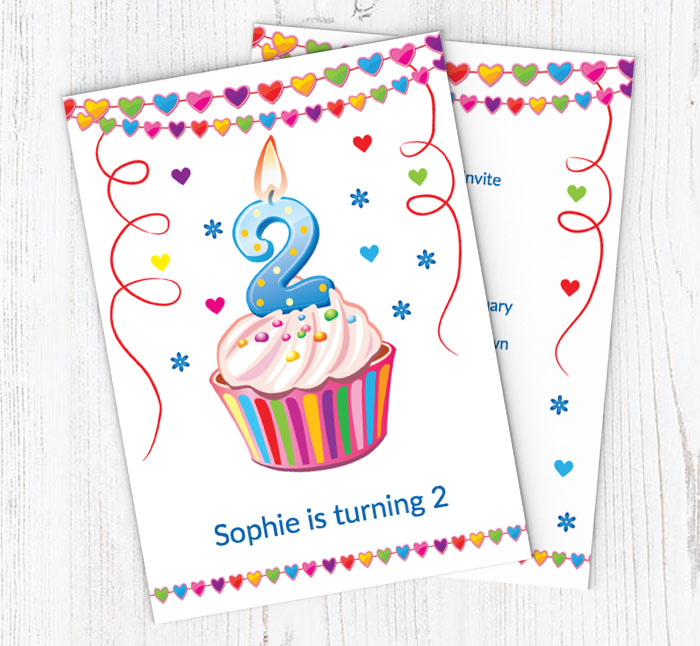 2nd birthday party invitations