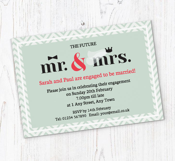 mr and mrs invitations