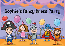 childrens fancy dress invitations