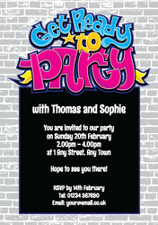 get ready to party invitations