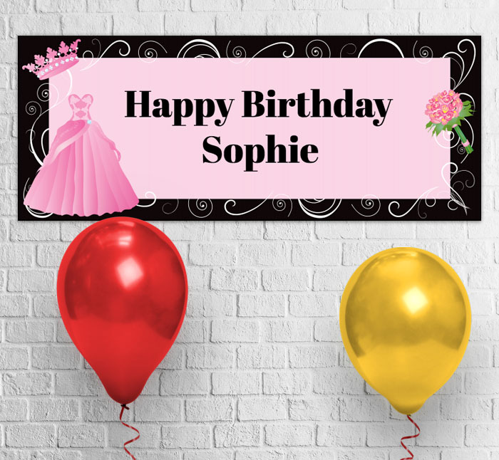 sweet sixteen party banner