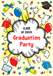 leavers party invitations