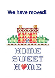 cross stitch moving cards