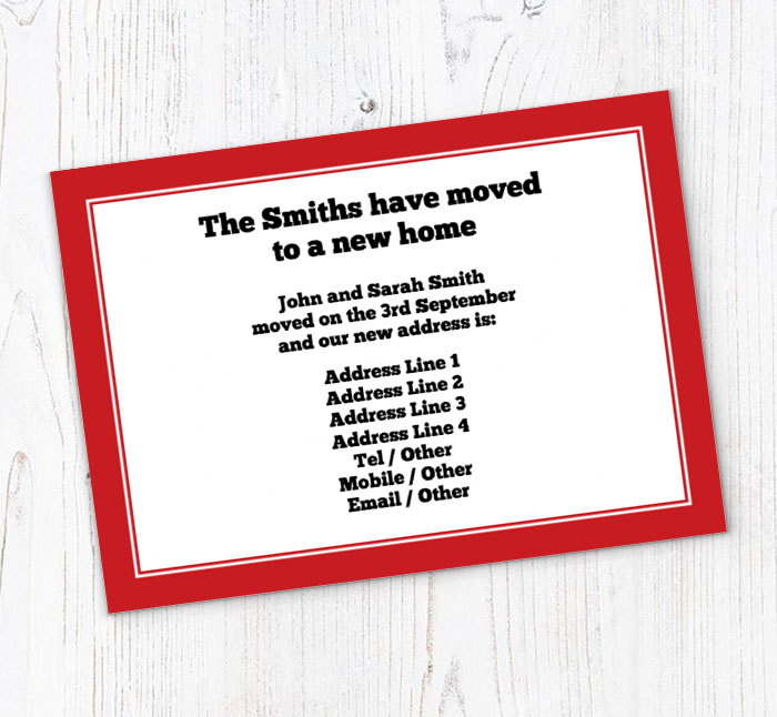 red border moving cards