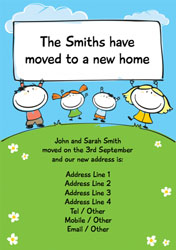 family sign moving cards