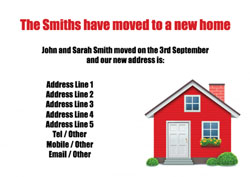 red house moving cards