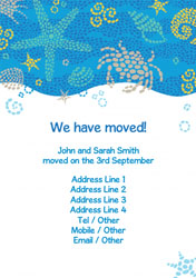 sea shore moving cards