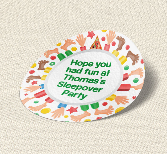 pajama party stickers