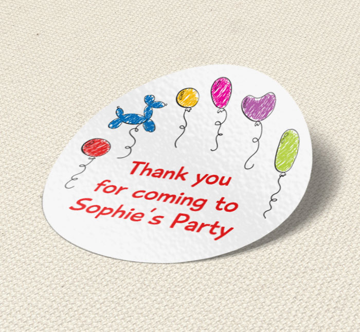 party balloons party stickers
