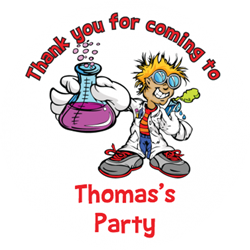 science party stickers