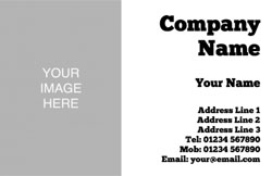 photo upload business cards