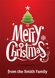 merry christmas card